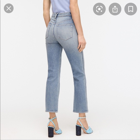NWT J Crew Kickout Crop Jeans - Picture 3 of 3
